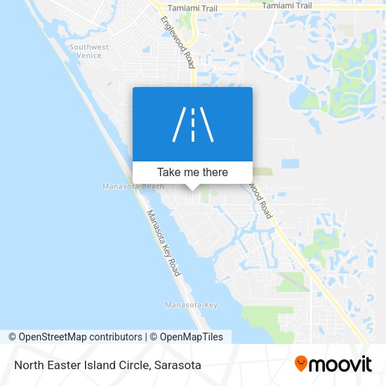 Mapa de North Easter Island Circle