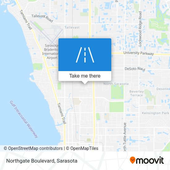 Northgate Boulevard map