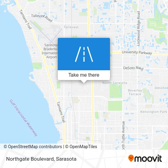 Mapa de Northgate Boulevard