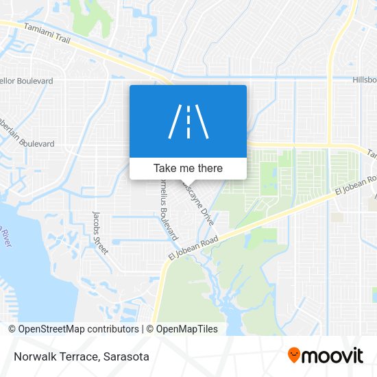 Mapa de Norwalk Terrace