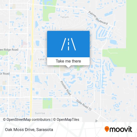 Mapa de Oak Moss Drive