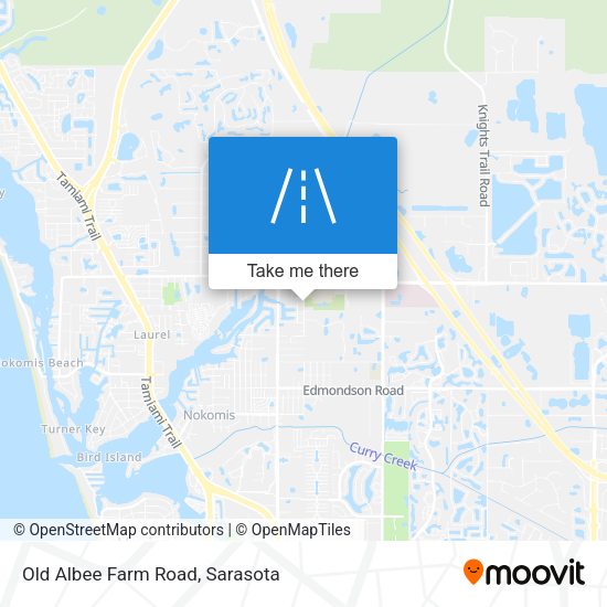 Old Albee Farm Road map