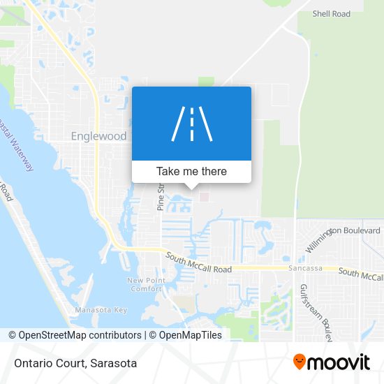 Mapa de Ontario Court