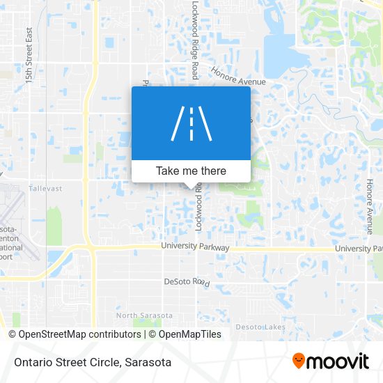 Ontario Street Circle map