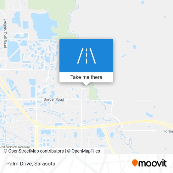 Mapa de Palm Drive