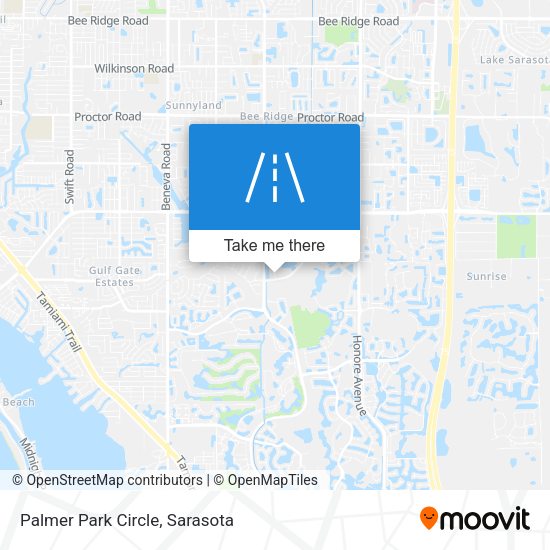 Palmer Park Circle map