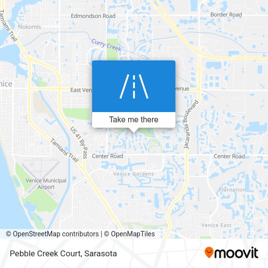 Mapa de Pebble Creek Court