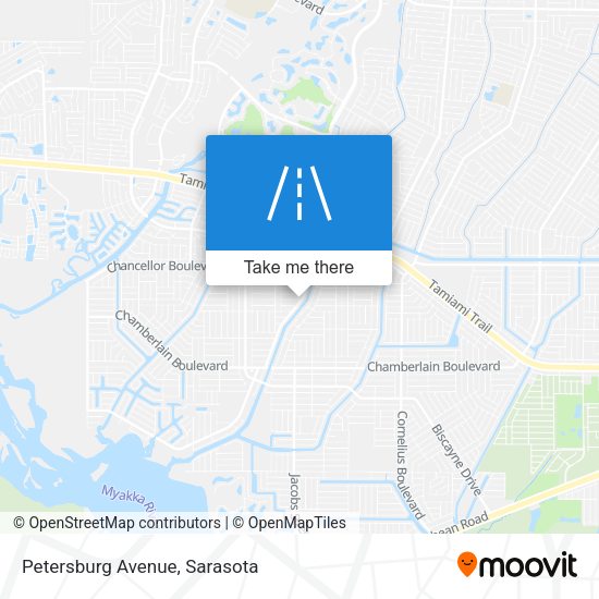 Petersburg Avenue map
