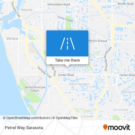 Petrel Way map