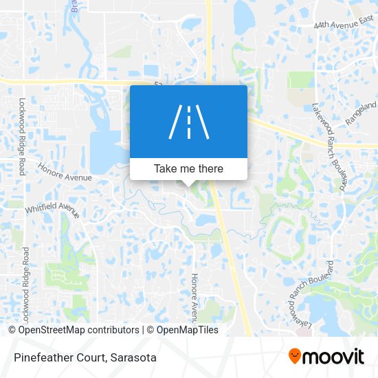 Mapa de Pinefeather Court