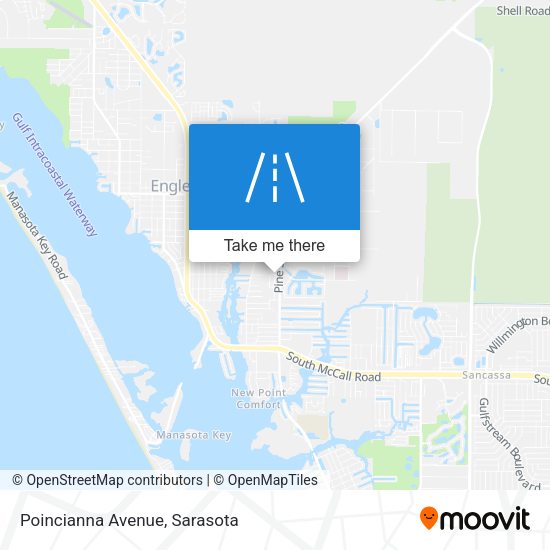 Mapa de Poincianna Avenue