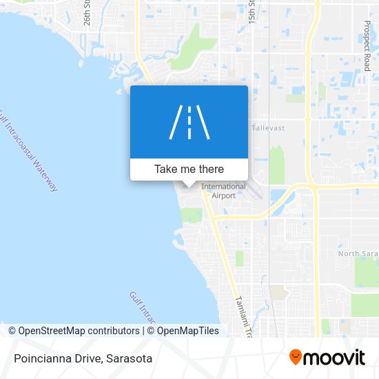 Poincianna Drive map
