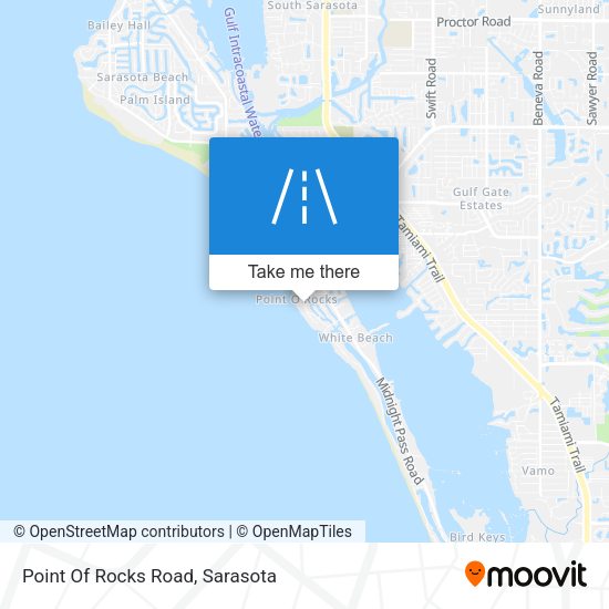 Point Of Rocks Road map