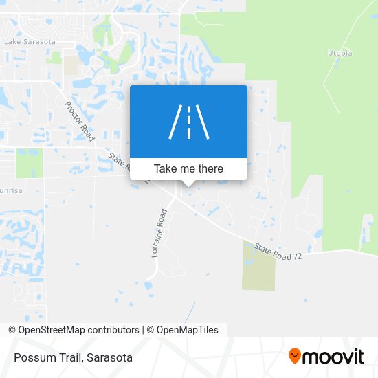 Mapa de Possum Trail