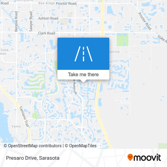 Mapa de Presaro Drive