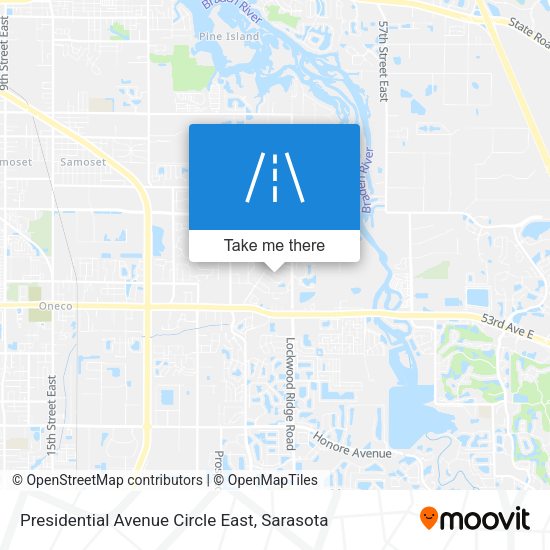 Presidential Avenue Circle East map