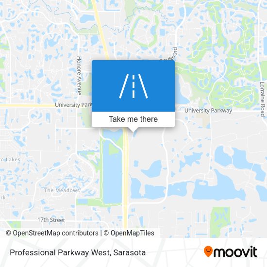 Mapa de Professional Parkway West