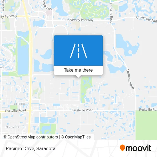 Racimo Drive map