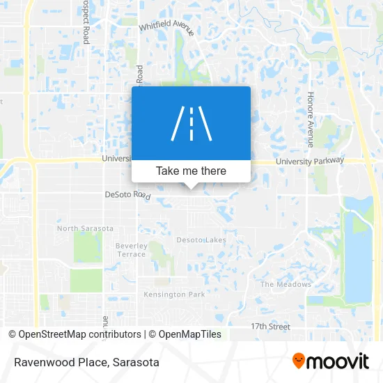Ravenwood Place map