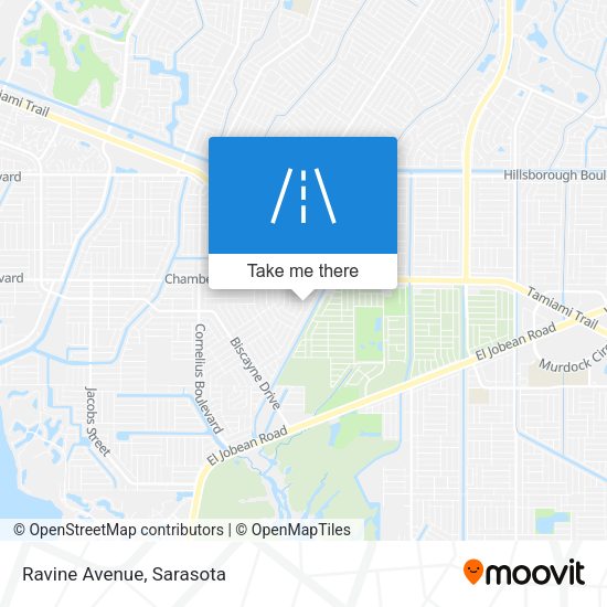 Mapa de Ravine Avenue