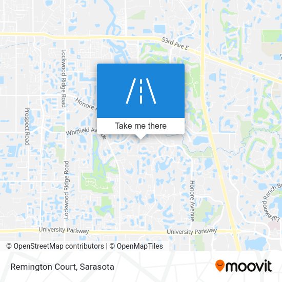 Mapa de Remington Court