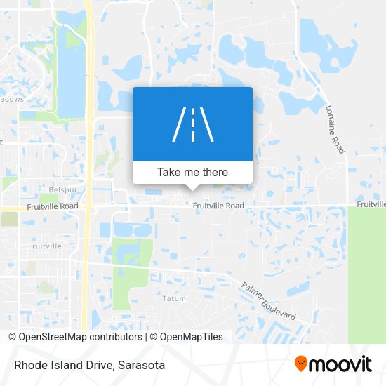 Mapa de Rhode Island Drive