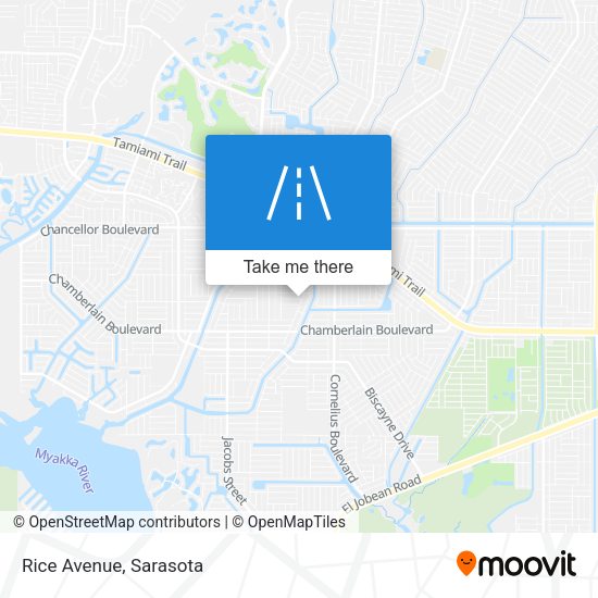 Mapa de Rice Avenue