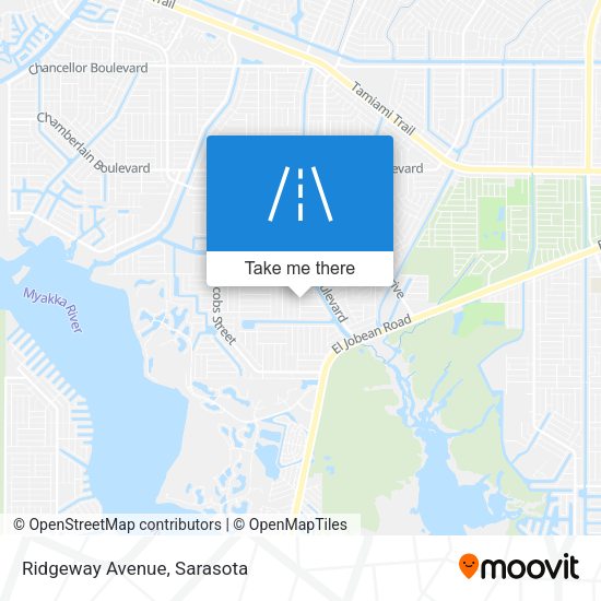 Mapa de Ridgeway Avenue