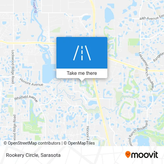 Rookery Circle map