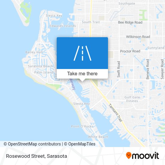 Mapa de Rosewood Street