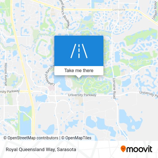 Royal Queensland Way map
