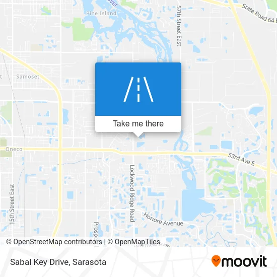 Sabal Key Drive map