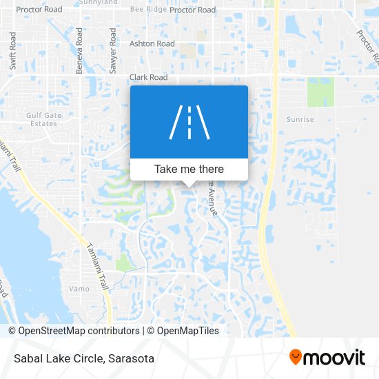Sabal Lake Circle map