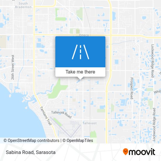 Mapa de Sabina Road