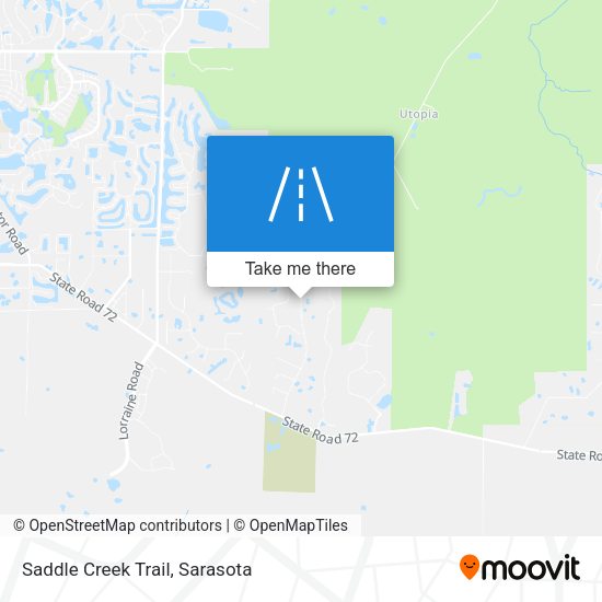 Saddle Creek Trail map