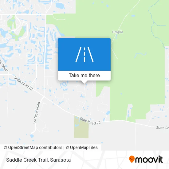 Saddle Creek Trail map
