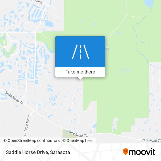 Mapa de Saddle Horse Drive