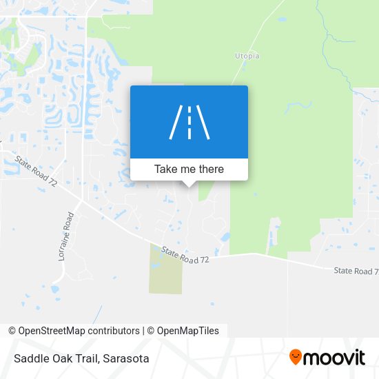 Saddle Oak Trail map