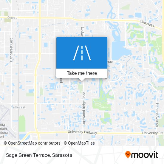 Mapa de Sage Green Terrace