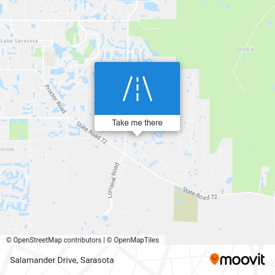 Salamander Drive map