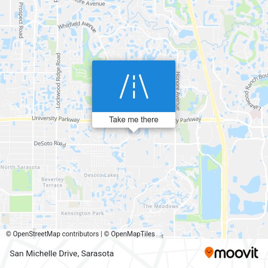 San Michelle Drive map