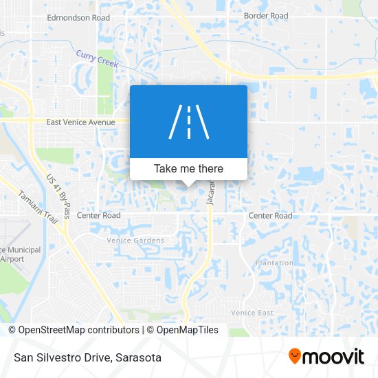 Mapa de San Silvestro Drive