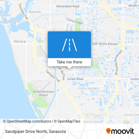 Sandpiper Drive North map