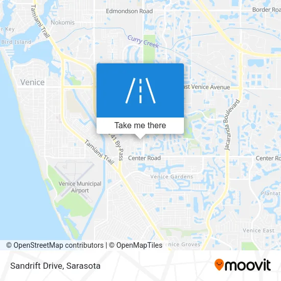 Sandrift Drive map