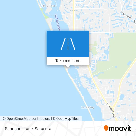 Sandspur Lane map