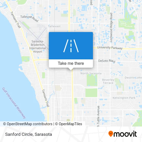 Sanford Circle map