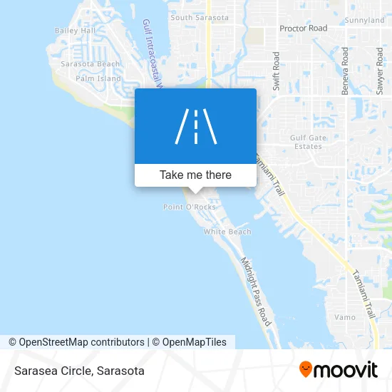 Sarasea Circle map
