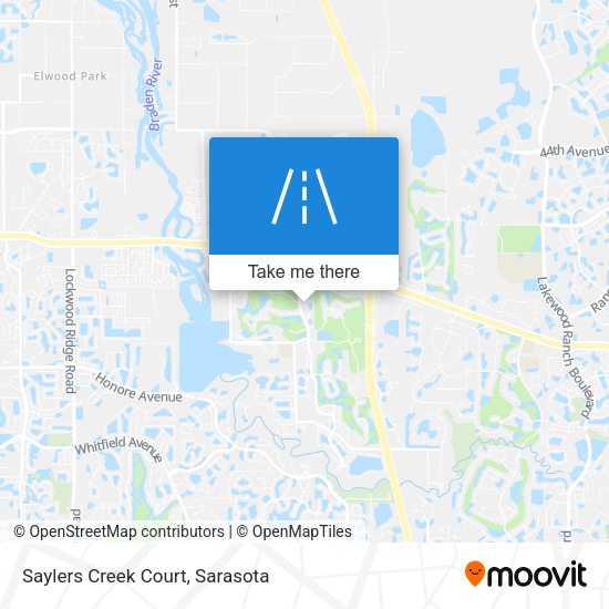 Saylers Creek Court map