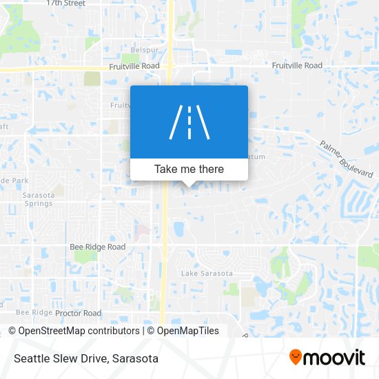 Seattle Slew Drive map