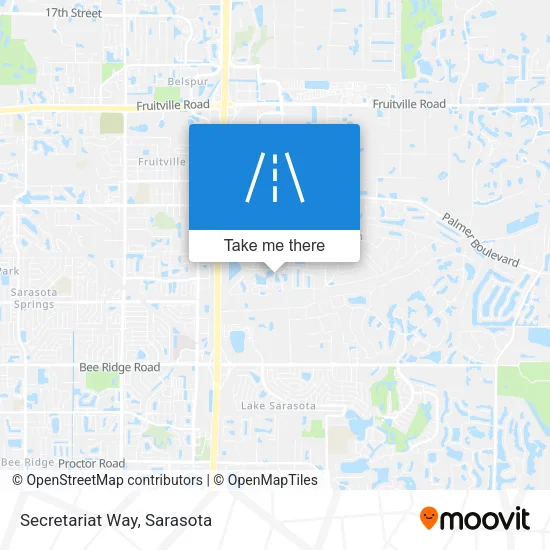 Secretariat Way map